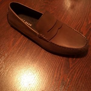 Cole Hann Leather Penny Loafer Slippers